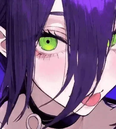reze sticking her tongue out